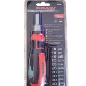 Set Puntas  T-type varias con Ratche x 11PCS